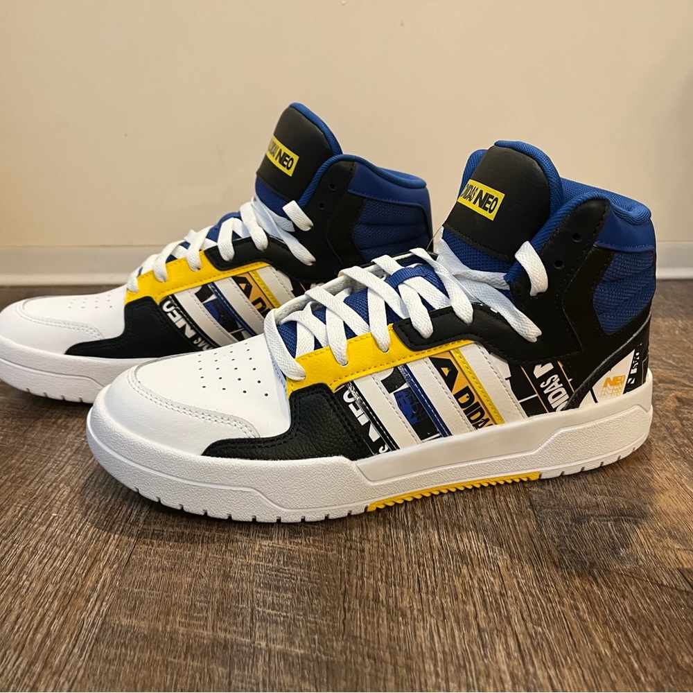 Size 9.5 - Adidas Entrap Neo Mid Golden State Warriors
